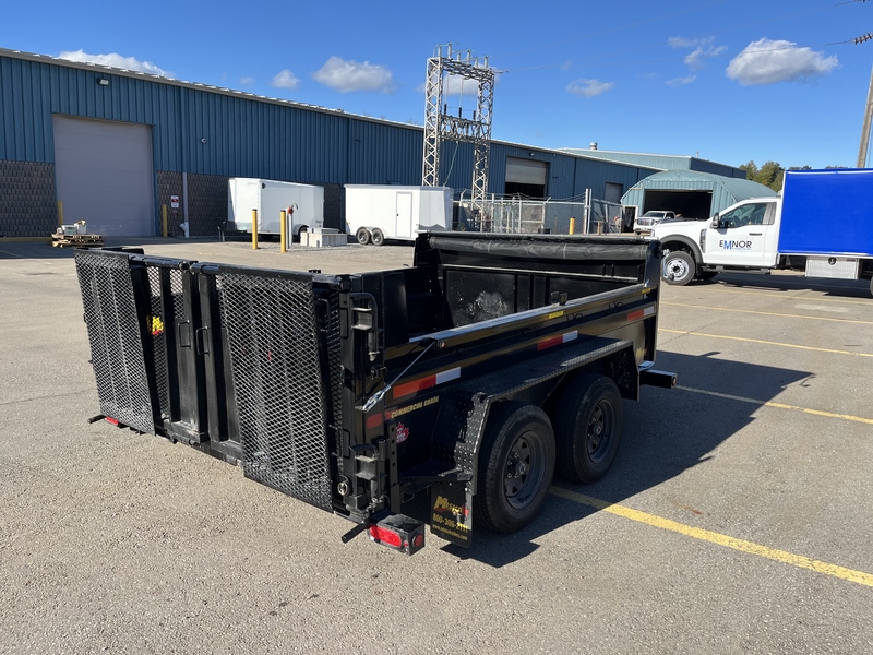 Cargo, Utility Trailers  Demo 2027 Miska 3.5 Ton Contractor Dump Trailer Photo